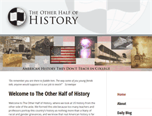 Tablet Screenshot of historyhalf.com